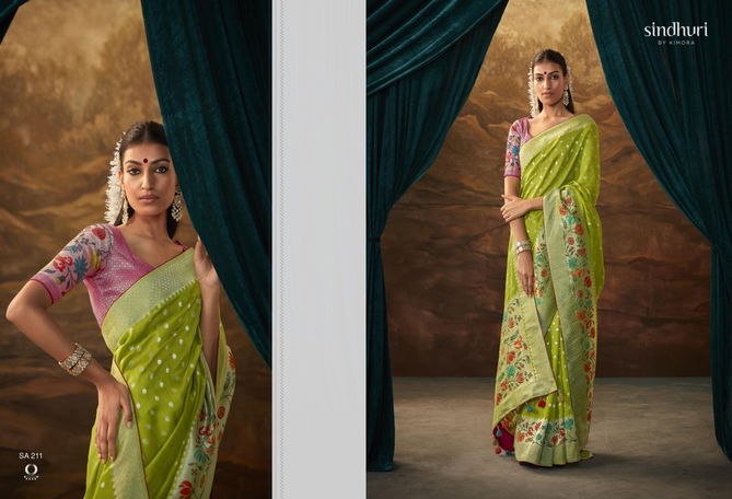 Sindhuri Sakhi By Kimora Paithani Wedding Sarees Catalog